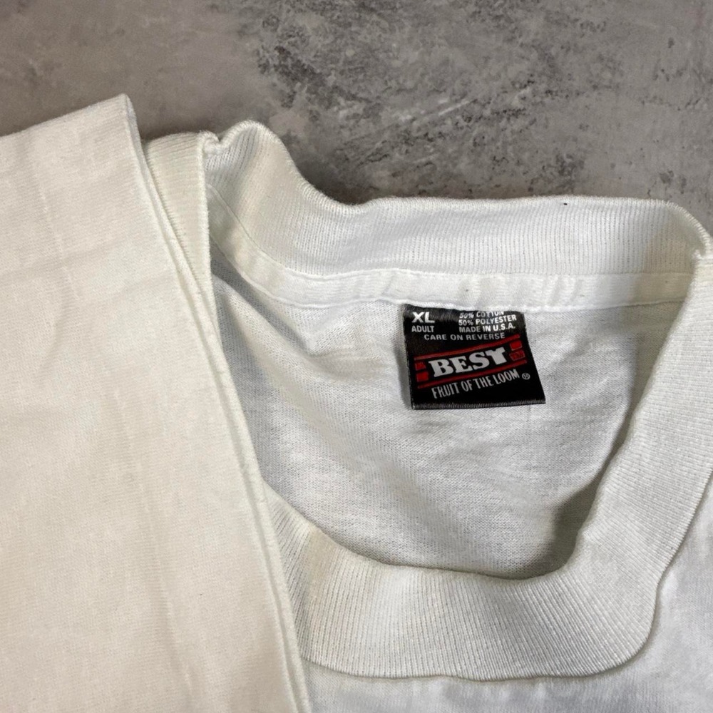 Vintage white casino 80s graphic T shirt size xl - Picture 5 of 8